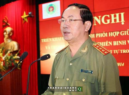 Bộ trưởng Bộ công an Trần Đại Quang