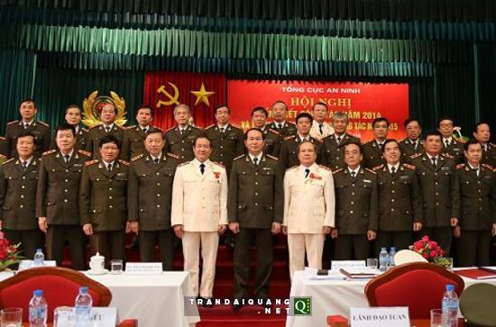 Bộ trưởng Trần Đại Quang; Thứ trưởng Tô Lâm cùng các đại biểu dự Hội nghị.  