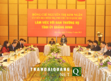 Phó Chủ tịch Quốc hội Nguyễn Thị Kim Ngân làm việc tại Quảng Ninh
