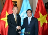 Phó Thủ tướng Phạm Bình Minh hội đàm với Tổng Thư ký Liên Hợp Quốc